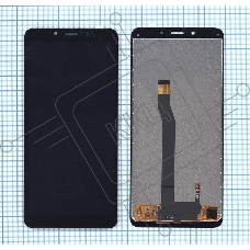 Дисплей для Xiaomi Redmi 6, Redmi 6A в сборе с тачскрином черный