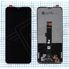 Дисплей для Motorola G30 черный