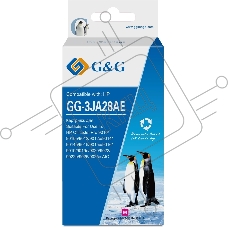 Картридж струйный G&G GG-3JA28AE 963XL пурпурный (25.8мл) для HP OfficeJet Pro 9010/9010e/9012/9012e/9014/9014e/9015/9015e/9016/9019/9019e/9020/9022/9022e/9025/9025e AIO