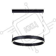 Светильник Ambrella light FA6606 BK черный 51W D600*700 (ПДУ РАДИО 2.4G)