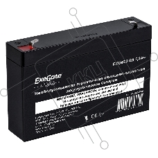Батарея ExeGate EP234536RUS GP 672/EXG672 (6V 7.2Ah) клеммы F1