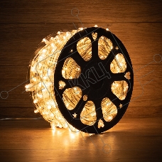 Гирлянда «LED Клип-лайт» 12 V, прозрачный ПВХ, 150 мм, цвет диодов теплый белый