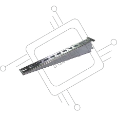 Полка К-1162 сталь 2.0мм цУТ1.5 гор. оцинк. СОЭМИ 111311513