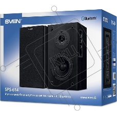 Колонки Sven SPS-614 2.0 (2x20W, Bluetooth, дерево, black)