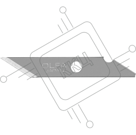 Лезвия для канцелярского ножа OLFA OL-KB  6мм