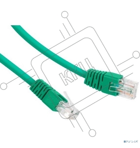 Патч-корд UTP Cablexpert кат.5e 0.25м, литой, многожильный (зелёный)