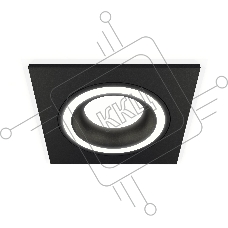 Комплект встраиваемого светильника Ambrella light XC7632040 SBK черный песок MR16 GU5.3 (C7632, N7111)