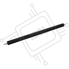 Вал переноса заряда (коротрон) HP LJ P2015/P2014/M2727 MFP (RM1-4279)