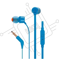 Наушники JBL Гарнитура T110 синий