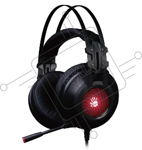 Наушники с микрофоном A4 Bloody G525 черный 2м мониторные оголовье (G525 BLACK)
