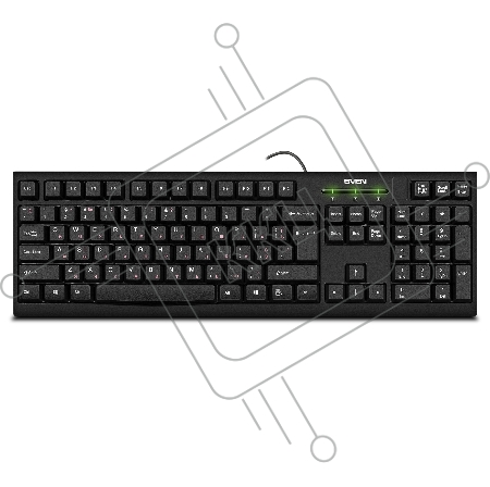 Клавиатура SVEN KB-S300 / USB / WIRED / Black