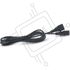 Кабель питания Cabeus PC-189-VDE-1.0-3M монитор-компьютер IEC 320 C13 - IEC 320 C14 (3x1.0), 3 м