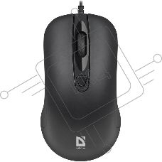 Мышь проводная Defender Classic MB-230 черный, 1600 dpi, USB, кнопки - 4