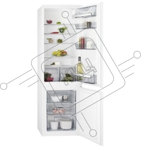 Встраиваемый холодильник AEG комби электронное управление
