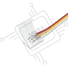 GS7651 Соединитель гибкий двухсторонний 2835 12/24V (3 конт.) (5шт)