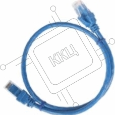 Коммутационный шнур ITK (патч-корд), кат.5Е UTP, 1м, синий