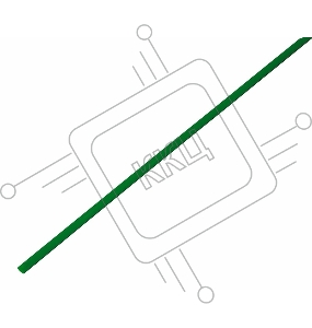 Термоусаживаемая трубка REXANT 1,5/0,75 мм, зеленая, упаковка 50 шт. по 1 м