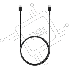 Кабель Samsung EP-DX310JBRGRU USB Type-C (m)-USB Type-C (m) 1.8м черный (упак.:1шт)