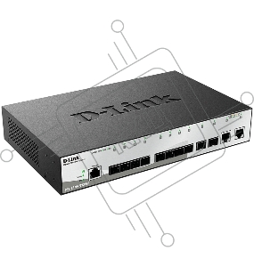 Коммутатор D-Link DGS-1210-12TS/ME Управляемый 2 уровня с 10 портами 1000Base-X SFP и 2 портами 10/100/1000Base-T