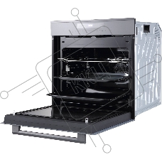 Духовой шкаф с функцией СВЧ OKB 1340 GBXGr MW серое стекло + черная нержавеющая сталь