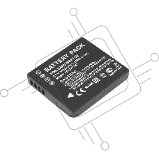 Аккумуляторная батарея для фотоаппарата Panasonic Lumix DMC-F (DMW-BCF10E) 3,7V 1400mAh Li-ion