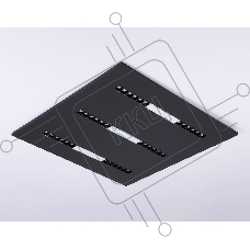 Светодиодная панель DPS1071 BK черный 48W 4000K 175-265V IP20 4080LM 595x595x14