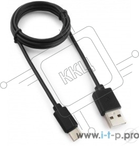 Кабель USB Гарнизон GCC-USB2-AMCM-6, USB2.0 AM/ USB3.1 Type-C, 1.8м, пакет