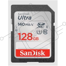 Флеш карта SD 128GB SanDisk SDXC Class 10 UHS-I Ultra 140MB/s