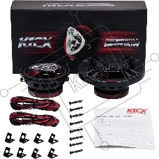 Колонки автомобильные Kicx SP 100 60Вт 89дБ 4Ом 10см (4дюйм) (ком.:2кол.) коаксиальные трехполосные