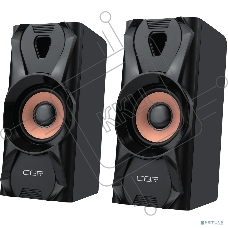Акустическая система CBR CMS 720, 2.0, питание USB, 2х3 Вт (6 Вт RMS), материал корпуса пластик, 3.5 мм линейный стереовход, черный