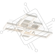 Потолочный светодиодный светильник Ambrella light FA1001/2+2 WH белый 65W 3000K-6400K 550*453*130 (ПДУ ИК)