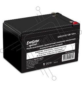 Батарея Exegate Special DT 1212/EXS12120 (12V 12Ah) клеммы F1