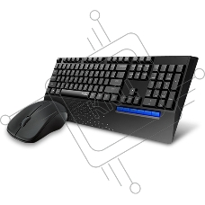 Клавиатура + мышь Rapoo X1960 клав:черный мышь:черный USB