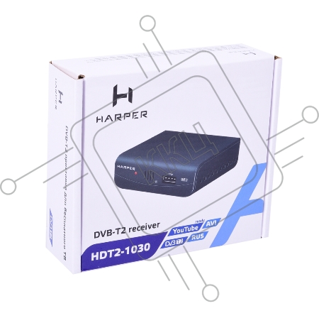 Ресивер HARPER HDT2-1030 Цифровой телевизионный DVB-T2