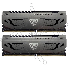 Оперативная память Patriot Viper Steel, DDR4, 64GB (2x32GB), 3200MHz, CL16, радиатор, черный
