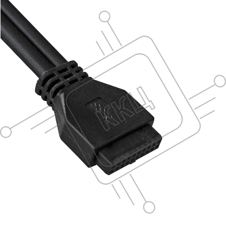 Планка USB на переднюю панель ExeGate EX289289RUS U5H-615, 5,25