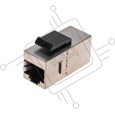 Адаптер проходной формата Rexant Pro Keystone, Jack RJ-45(8P8C), FTP, CAT 6