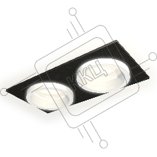 Комплект встраиваемого светильника Ambrella light XC6526064 SBK/FR черный песок/белый матовый MR16 GU5.3 (C6526, N6245)