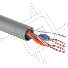 Кабель Proconnect (01-0027) Кабель UTP CAT5e 2 пары  (305м) 0.51 мм 