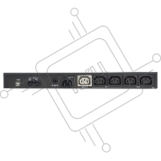 Источник бесперебойного питания Powercom King Pro RM KIN-600AP RM 360Вт 600ВА черный