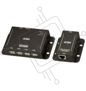 Удлинитель по кабелю ATEN 4-Port USB 2.0 CAT 5 Extender (up to 50m)