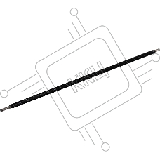 Щетка очистки зарядного ролика Ricoh Aficio 1035/1045/2035/2045/3035/3045 (B0822329/G7902329)