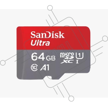 Флеш карта microSD 64GB SanDisk microSDXC Class 10 Ultra UHS-I A1 140MB/s