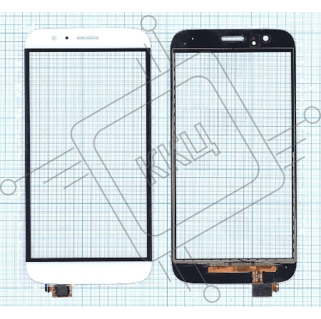 Сенсорное стекло (тачскрин) для Huawei G7 Plus, белое