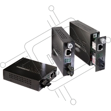 Медиа конвертер FST-801 10/100Base-TX to 100Base-FX (ST, MM) Smart Media Converter-2km