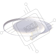 Светильник Ambrella light FL51391/1+2 WH белый 3000K-6400K 65W 560*480*120 (ПДУ РАДИО 2.4G)
