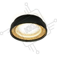 Светильник Ambrella light TN348 SBK/TI черный песок/янтарь GU5.3 D85*45