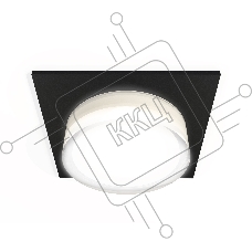 Комплект встраиваемого светильника Ambrella light XC7632043 SBK/FR/CL черный песок/белый матовый/прозрачный MR16 GU5.3 (C7632, N7160)