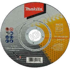 Диск отрезной по мет. Makita D-75530 d=125мм d(посад.)=22.23мм (угловые шлифмашины)