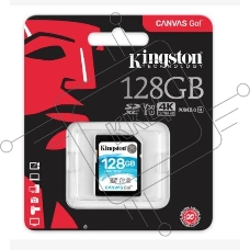 Флеш карта SDXC 128Gb Class10 Kingston SDG/128GB Canvas Go